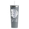 Tropical Leaves #2 RTIC Everyday Tumbler with Straw - 28oz - Grey - Single-Sided (Personalized)