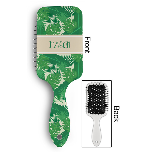 Tropical Leaves #2 Hair Brush - Approval