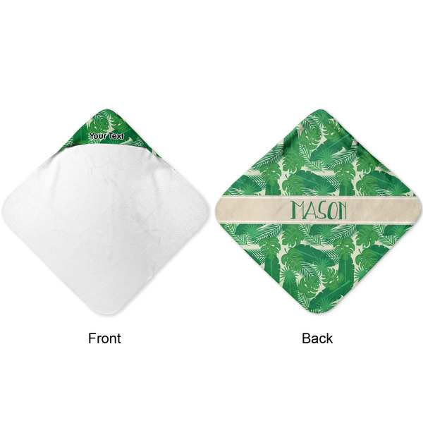 Tropical Leaves 2 Hooded Baby Towel- Approval