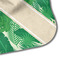 Tropical Leaves 2 Hooded Baby Towel- Detail Corner