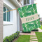 Tropical Leaves #2 House Flags - Double Sided - LIFESTYLE