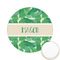 Tropical Leaves #2 Printed Cookie Topper - 2.15" (Personalized)