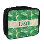Tropical Leaves #2 Insulated Lunch Bag w/ Name or Text