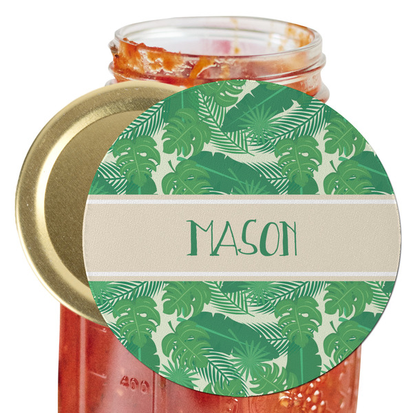 Custom Tropical Leaves #2 Jar Opener (Personalized)