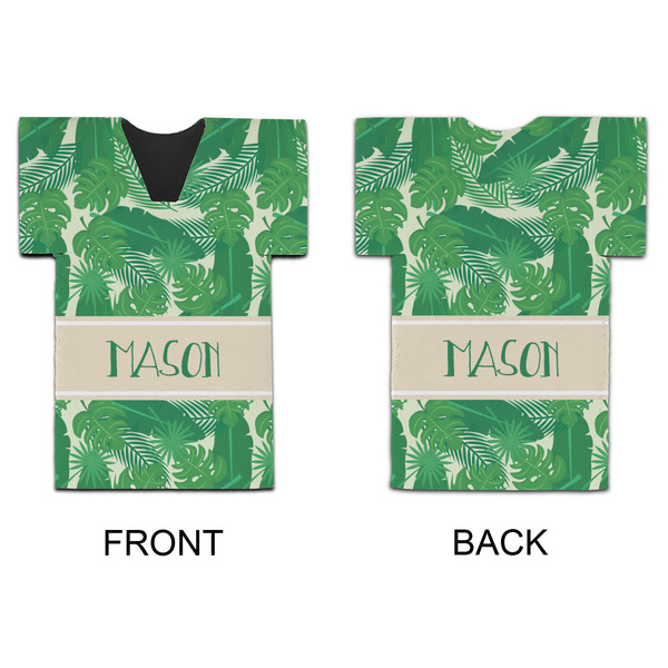 Tropical Leaves #2 Jersey Bottle Cooler - APPROVAL