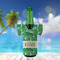 Tropical Leaves #2 Jersey Bottle Cooler - LIFESTYLE