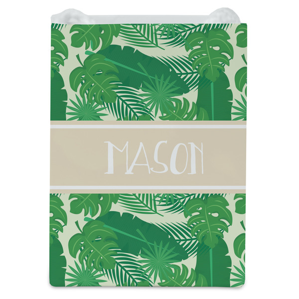 Tropical Leaves #2 Jewelry Gift Bag - Matte - Front
