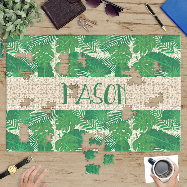 Tropical Leaves #2 Jigsaw Puzzle 1014 Piece - In Context