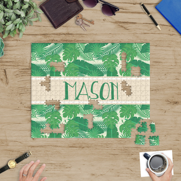 Tropical Leaves #2 Jigsaw Puzzle 500 Piece - In Context