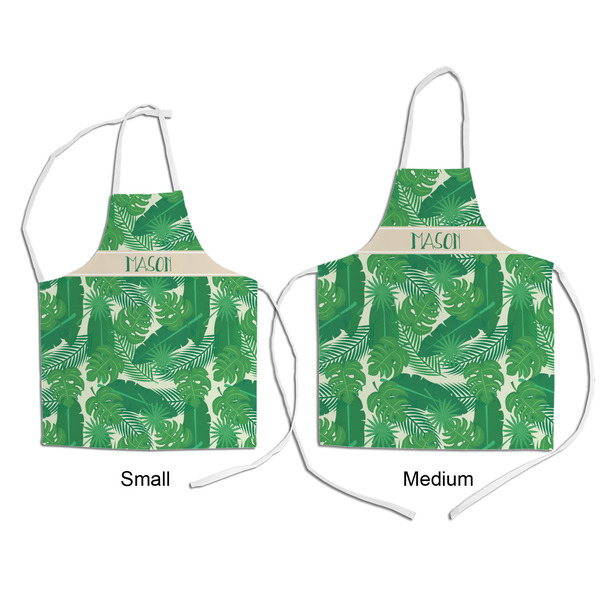 Tropical Leaves #2 Kid's Aprons - Comparison