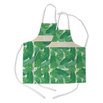 Tropical Leaves #2 Kid's Apron w/ Name or Text