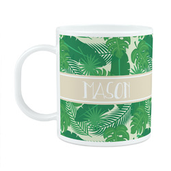 Tropical Leaves #2 Plastic Kids Mug (Personalized)
