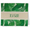 Tropical Leaves #2 Kitchen Towel - Poly Cotton - Folded Half