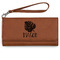 Tropical Leaves #2 Ladies Leatherette Wallet - Laser Engraved (Personalized)