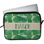 Tropical Leaves #2 Laptop Sleeve / Case - 15" w/ Name or Text