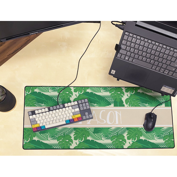 Tropical Leaves #2 Large Gaming Mats - LIFESTYLE