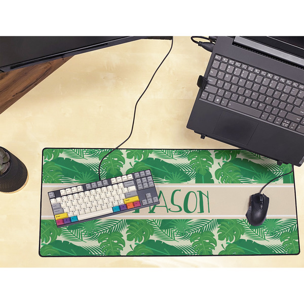 Tropical Leaves #2 Large Gaming Mats - LIFESTYLE