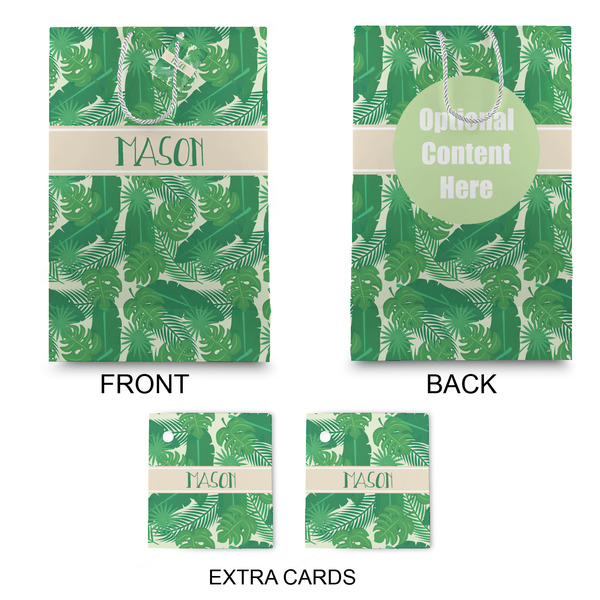 Tropical Leaves #2 Large Gift Bag - Approval