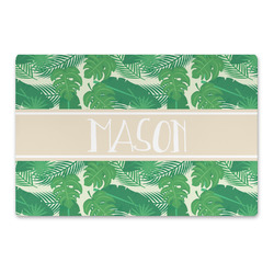 Tropical Leaves #2 Large Rectangle Car Magnet (Personalized)