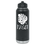 Tropical Leaves #2 Water Bottles - Laser Engraved (Personalized)
