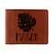 Tropical Leaves #2 Leatherette Bifold Wallet (Personalized)