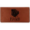 Tropical Leaves #2 Leatherette Checkbook Holder (Personalized)