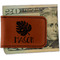 Tropical Leaves #2 Leatherette Magnetic Money Clip (Personalized)