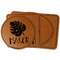 Tropical Leaves #2 Faux Leather Iron On Patch (Personalized)