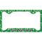 Tropical Leaves 2 License Plate Frame - Style C
