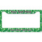 Tropical Leaves 2 License Plate Frame Wide