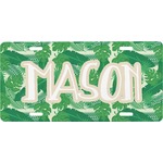 Tropical Leaves #2 Front License Plate (Personalized)