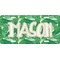 Tropical Leaves #2 Front License Plate (Personalized)