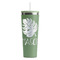 Tropical Leaves #2 RTIC Everyday Tumbler with Straw - 28oz - Light Green - Single-Sided (Personalized)