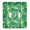 Tropical Leaves #2 Light Switch Cover (2 Toggle Plate)