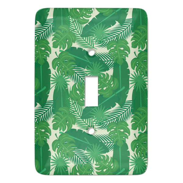 Custom Tropical Leaves #2 Light Switch Cover