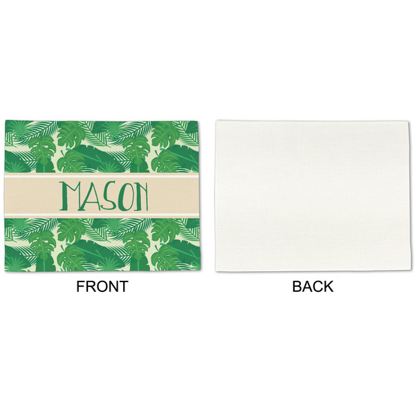Tropical Leaves #2 Linen Placemat - APPROVAL Single (single sided)