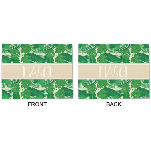 Tropical Leaves #2 Linen Placemat - APPROVAL (double sided)