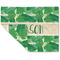 Tropical Leaves #2 Linen Placemat - Folded Corner (double side)