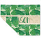 Tropical Leaves #2 Double-Sided Linen Placemat - Single w/ Name or Text