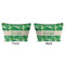 Tropical Leaves 2 Makeup Bag (Front and Back)