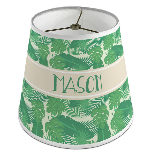 Custom Tropical Leaves #2 Empire Lamp Shade (Personalized)