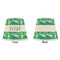 Tropical Leaves #2 Poly Film Empire Lampshade - Approval