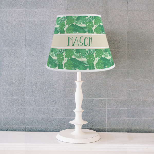 Tropical Leaves #2 Poly Film Empire Lampshade - Lifestyle