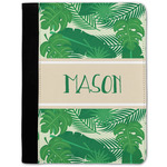Tropical Leaves #2 Notebook Padfolio w/ Name or Text