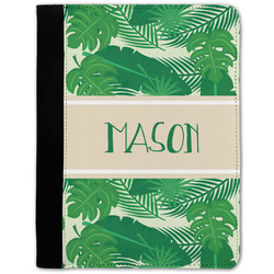 Tropical Leaves #2 Notebook Padfolio - Medium w/ Name or Text