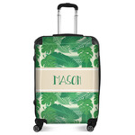 Tropical Leaves #2 Suitcase - 24" Medium - Checked (Personalized)