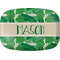 Tropical Leaves #2 Melamine Platter w/ Name or Text