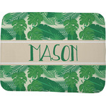 Tropical Leaves #2 Memory Foam Bath Mat - 48"x36" w/ Name or Text