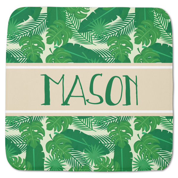 Tropical Leaves 2 Memory Foam Bath Mat 48 X 48