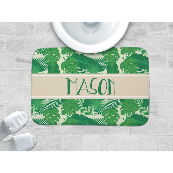 Tropical Leaves #2 Memory Foam Bath Mat - LIFESTYLE 34x21